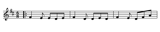 The Rolling Wave - staff notation