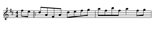 The Rose of Drishane - staff notation