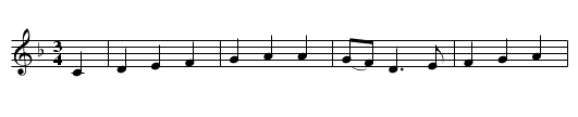 The Rose of Glenshee - staff notation