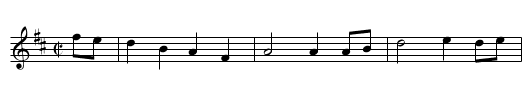 The Rose Tree - staff notation