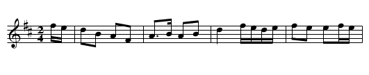 The Rose Tree - staff notation