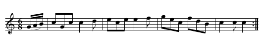 The Rose - staff notation