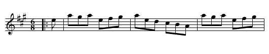 The Rosebush Jig - staff notation