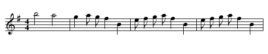 The Round - staff notation