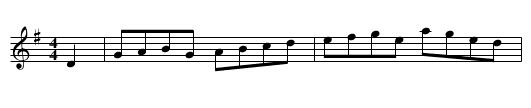 The Rover Through the Bog - staff notation