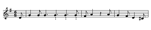 The Roving Newfoundlanders - staff notation