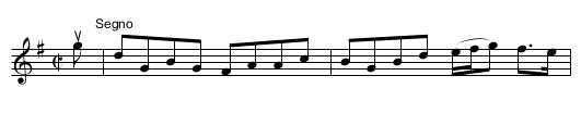 The Rowan Tree -- Reel - staff notation