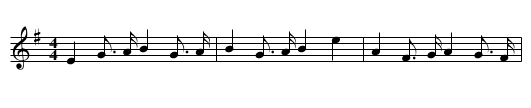 The Royal Hunters - staff notation