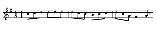 The Royal Prince Frederick - staff notation
