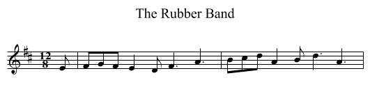 The Rubber Band - staff notation