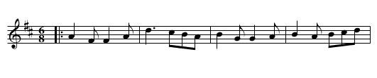 The Runaway Jig - staff notation