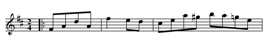 The Runaway - staff notation