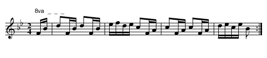 The Russian Dance - staff notation