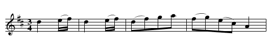 The Russian Dance - staff notation