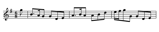 the Sailor Laddie - staff notation