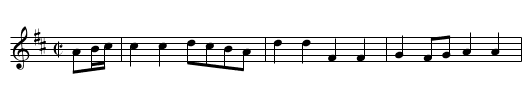The Sailor's Alegory. - staff notation