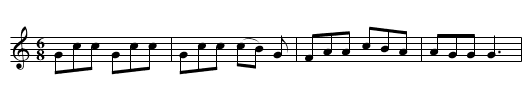 The Sailor's Alphabet - staff notation
