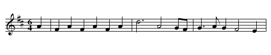 the Sailor's Delight - staff notation