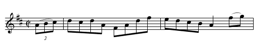 The Sailor's Hornpipe     (2nd Setting)         1578 - staff notation
