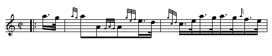 The Sailor's Hornpipe - staff notation