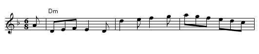 the Sailor's Wife - staff notation