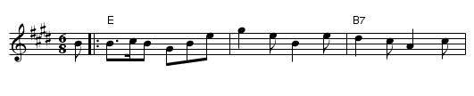 the Saint Lawrence Jig - staff notation