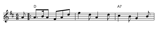 The Saint Lawrence Jig - staff notation