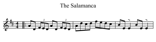 The Salamanca - staff notation