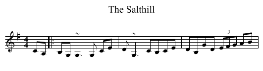 The Salthill - staff notation