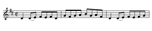 The Scolding Wife   (reel)    1430 - staff notation