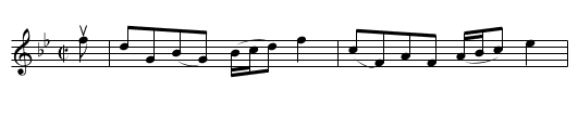 THE SCOLDING WIVES OF ABERTARFF -- Reel - staff notation