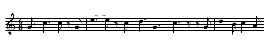 The Sea - staff notation