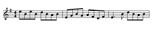 The Searching Reel - staff notation