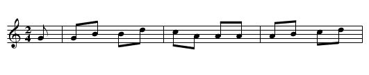 The Seven Joys of Mary (English) - staff notation