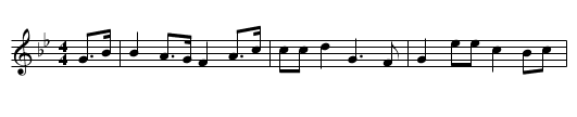 The Seven Virgins - staff notation