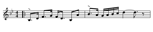 the Shakin's o' the Pocky - staff notation
