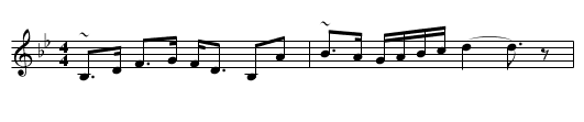 the Shakin's o' the Pocky - staff notation
