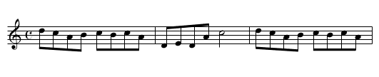 The Shamrock Reel - staff notation