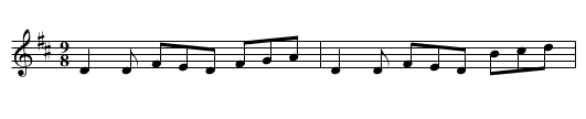 The Shamrock - staff notation