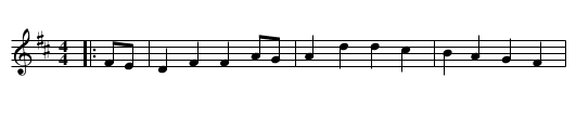 The Shapron - staff notation
