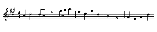 The Sheaphards dance - staff notation