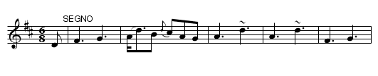The Sheep on The Mountains  (jig) 0831 - staff notation