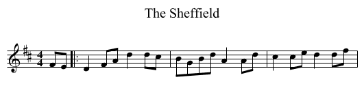 The Sheffield - staff notation