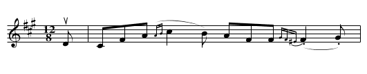 THE SHEPHERDESS - staff notation