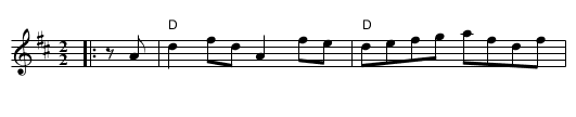The Shetland Fiddler - staff notation