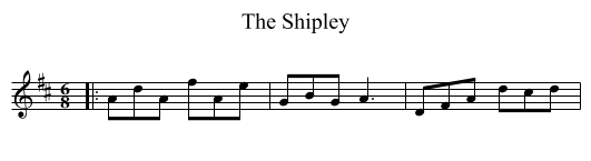 The Shipley - staff notation