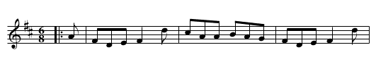 The Shoemaker's Fancy - staff notation