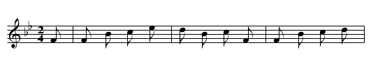 The Shoemakker - staff notation