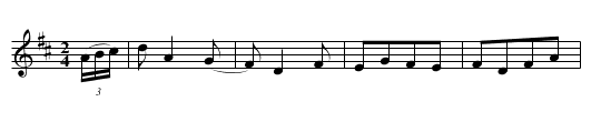 The Shrewsbury Lasses - staff notation