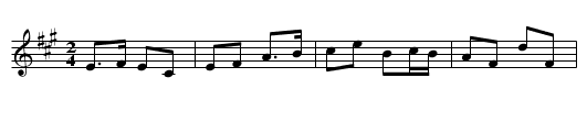 The Siege of Ennis - staff notation